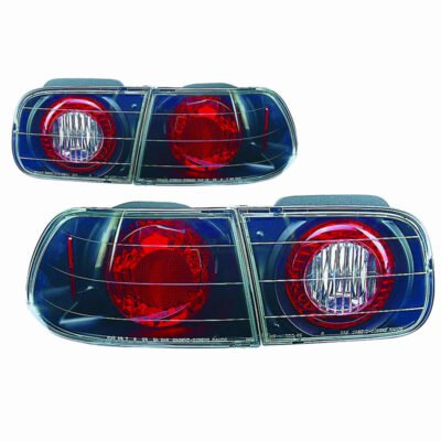 Φανάρια Πίσω Μαύρα CIVIC '92 2/4D