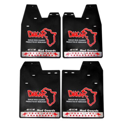 Λασπωτήρες SUV 48x36cm 4 τμχ - DAKAR ΜΑΥΡΟ