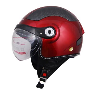 Κράνος HALF FACE ROUND V580 LARGE - ΜΠΟΡΝΤΩ