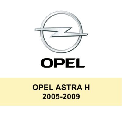 Σκαφάκια Πατάκια Ειδικά Σετ Μαύρα 4 τμχ - O.ASTRA H 05-09